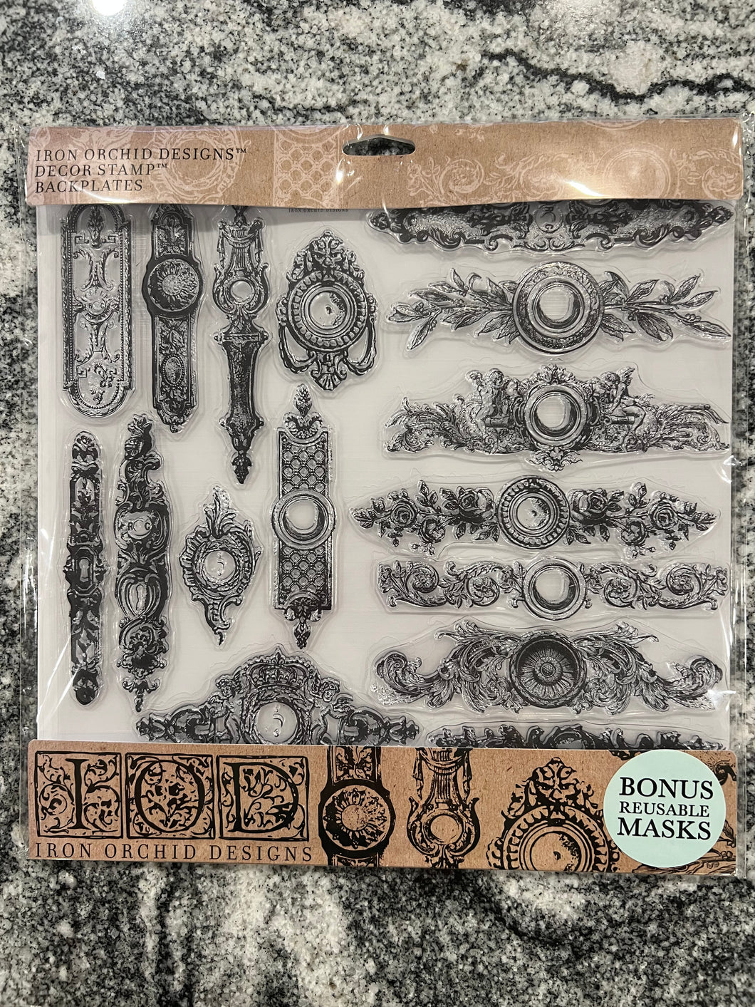 IOD Backplate 12 X 12 Stamp