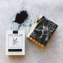 Load image into Gallery viewer, Little Seed Farm Activated Charcoal Facial And Body Bar

