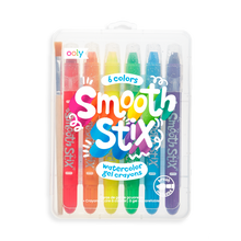 Load image into Gallery viewer, ooly Smooth Stix Watercolor Gel Crayons - set of 6
